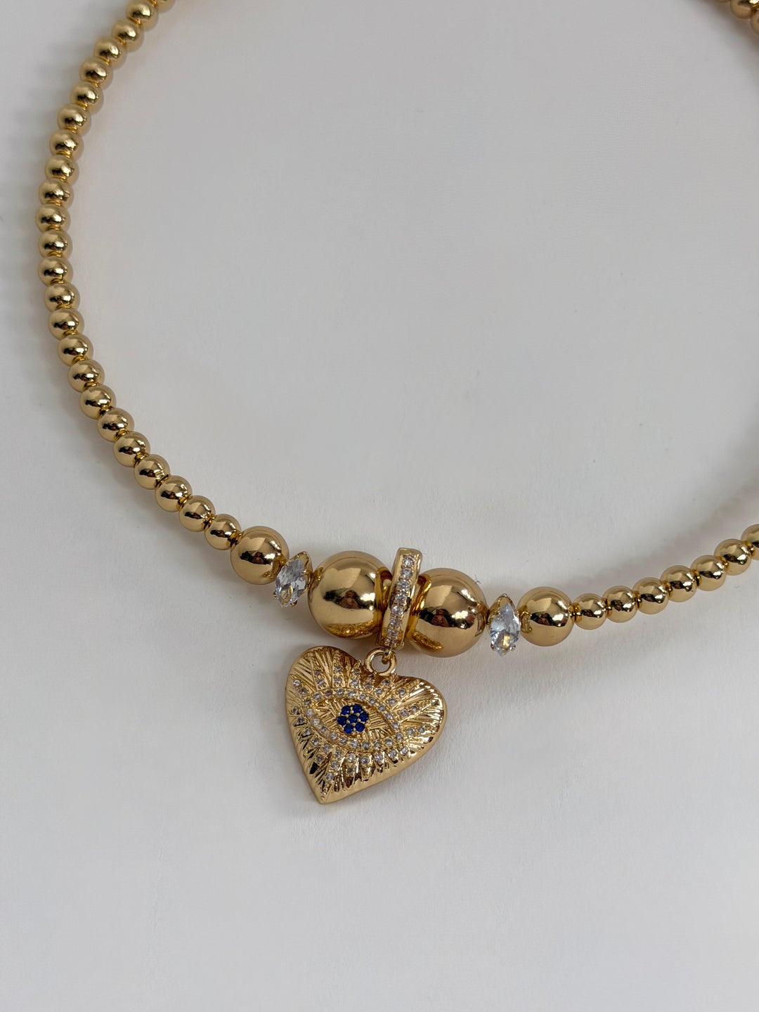 Collana semi rigida “Occhio greco”