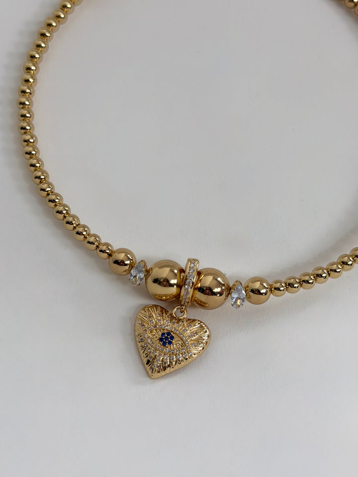 Collana semi rigida “Occhio greco”