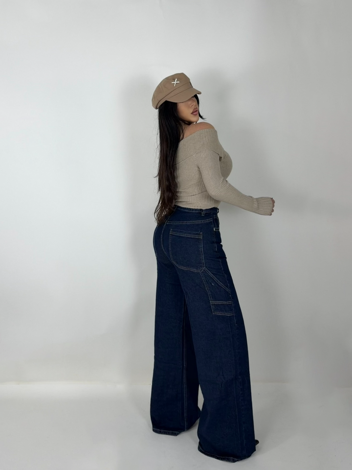 Jeans wide leg “Elettra”