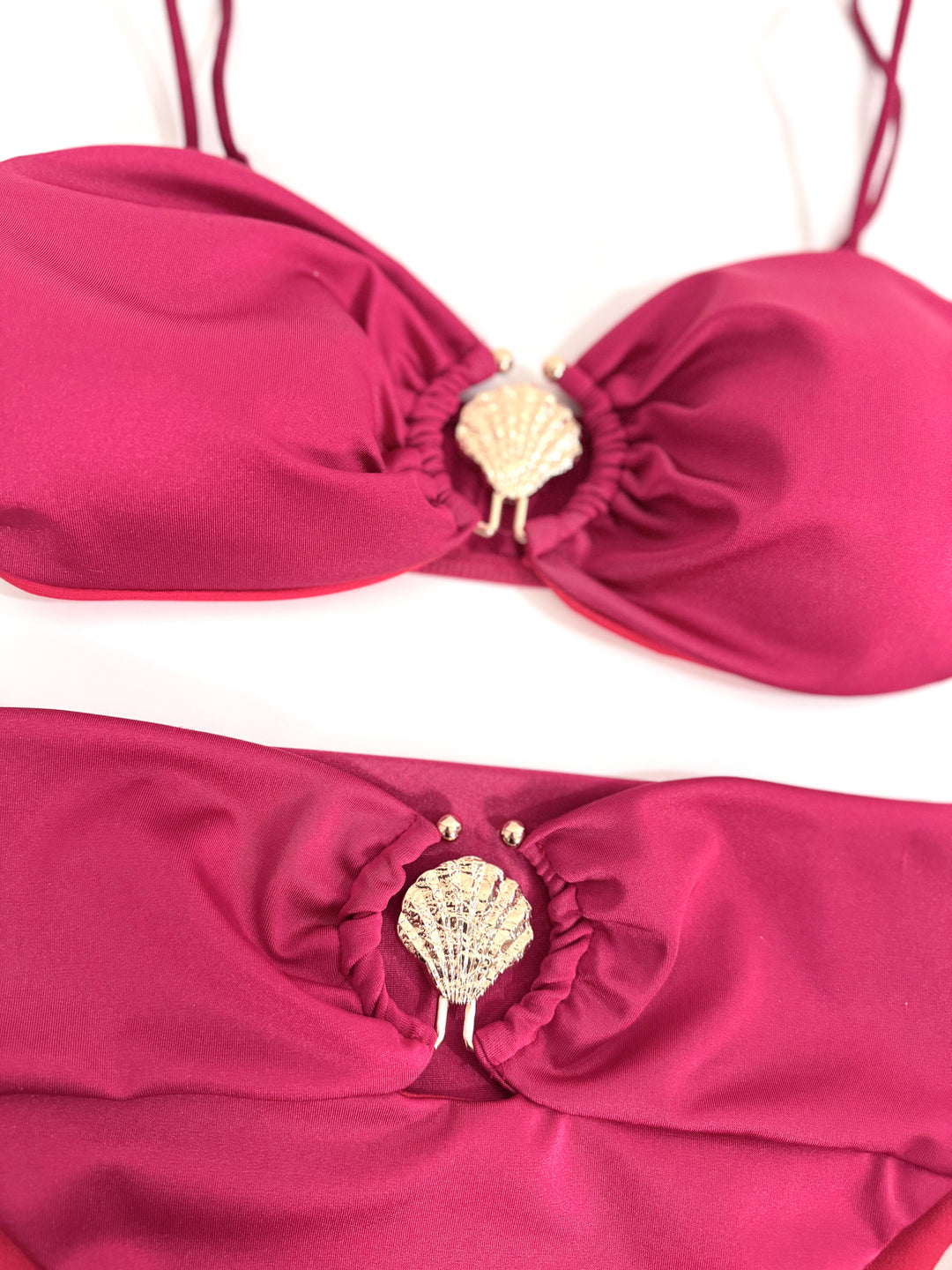 Costume a due pezzi vita alta “Conchiglia”