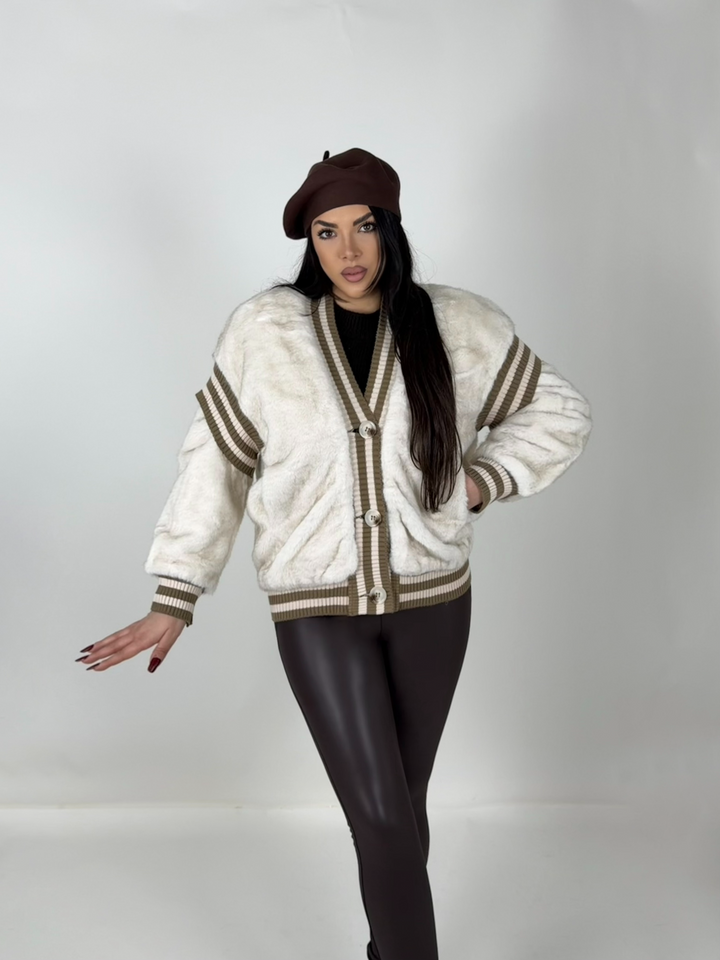 Eco pelliccia effetto visone “Melany”