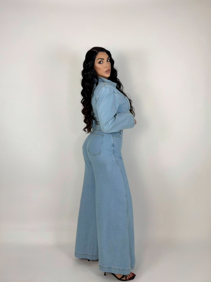 Coordinato in jeans “Sky”