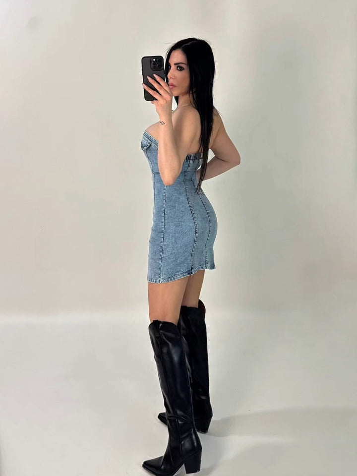 Abito in jeans a tubino “Denim Chic”