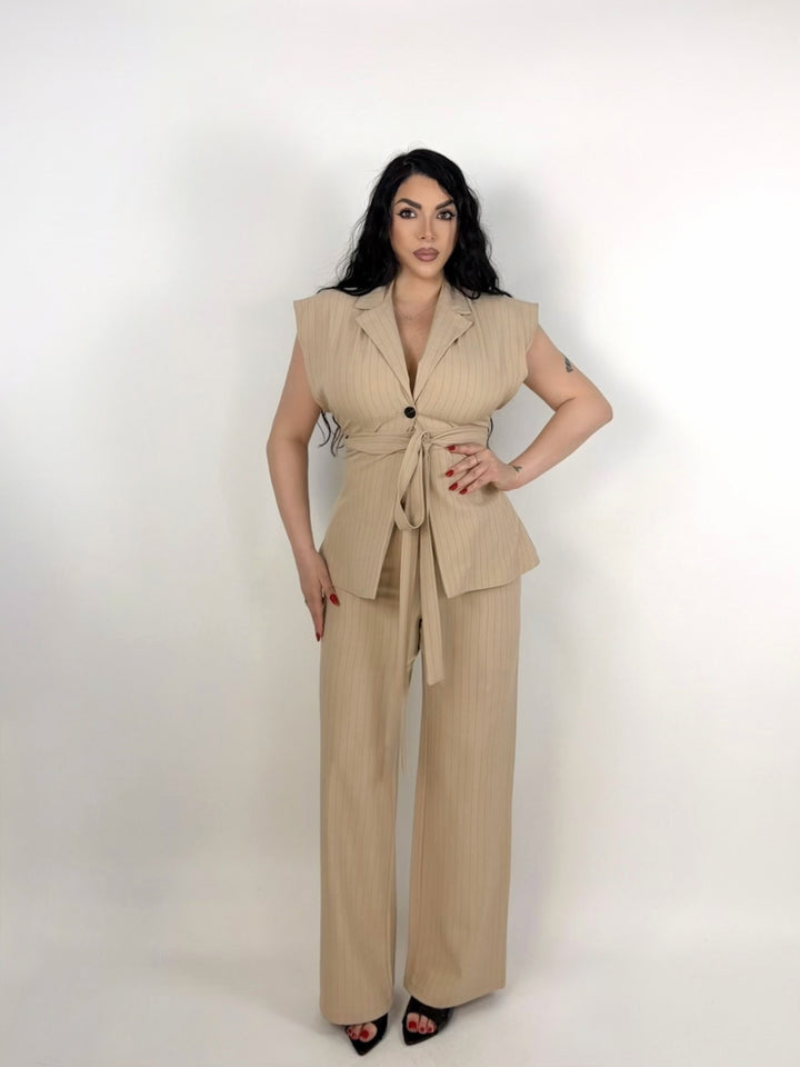 Tailleur gessato “Vittoria”