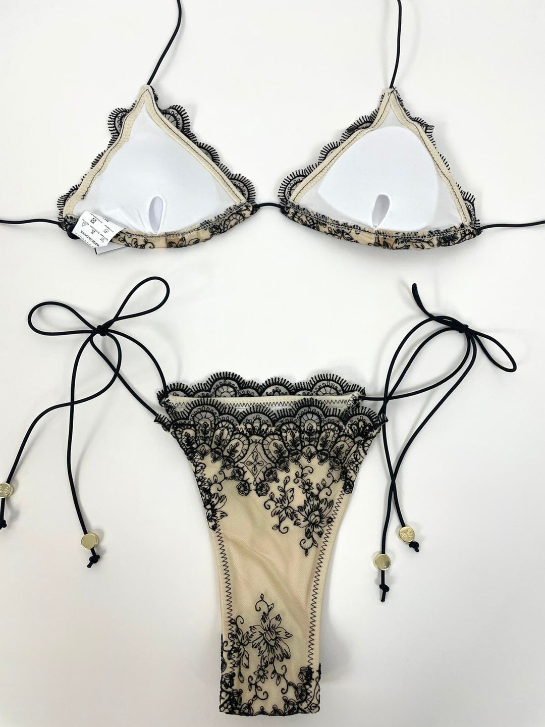 Costume a due pezzi in pizzo “Èlite”