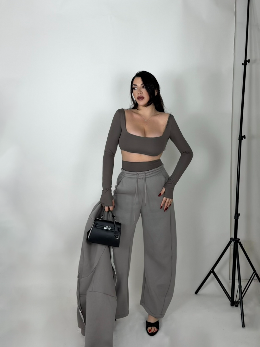 Coordinato con maglia maniche a guanto “Obsession”