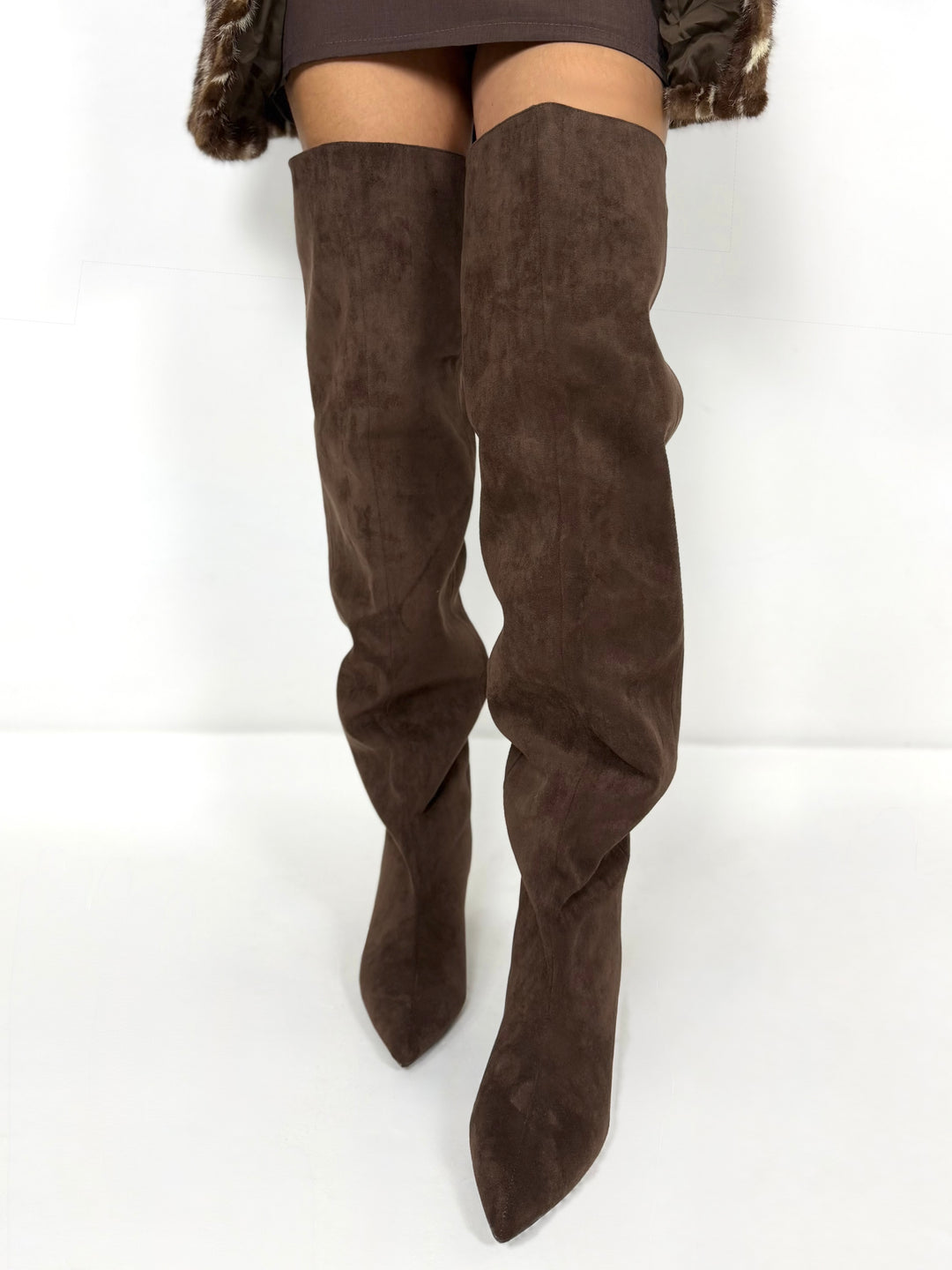 Stivali scamosciati “Queen