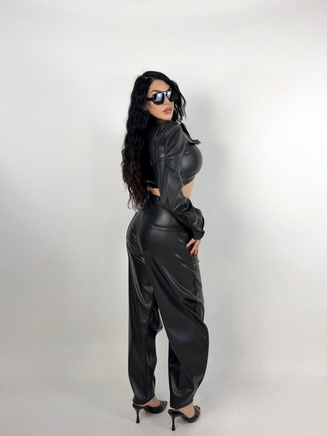 Coordinato in eco pelle “Energy”