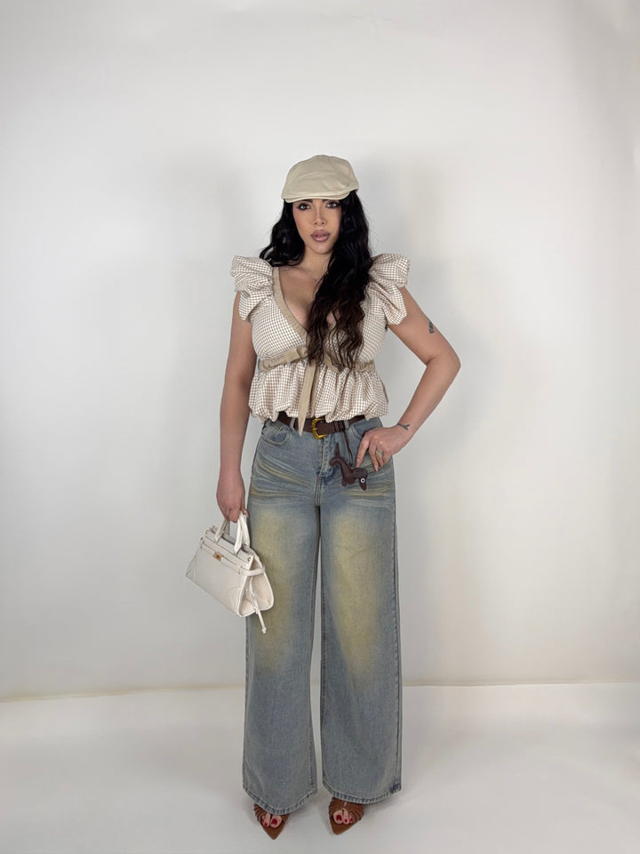 Jeans con cintura “Charm”