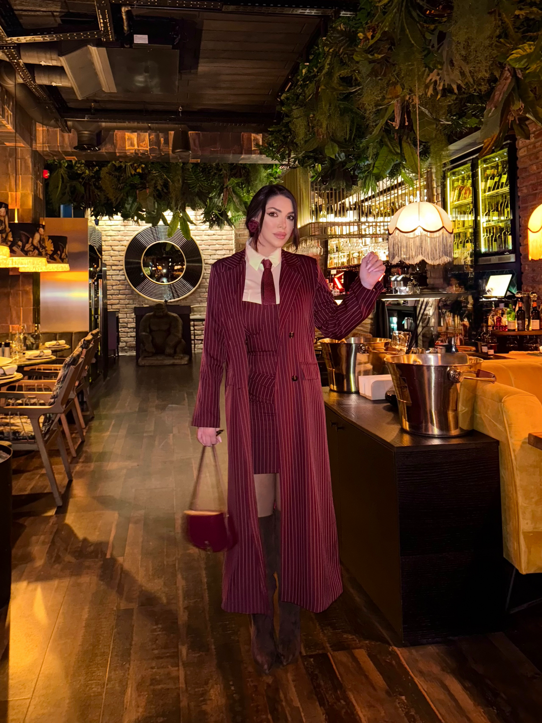 Coordinato gessato giacca e vestito “Special”