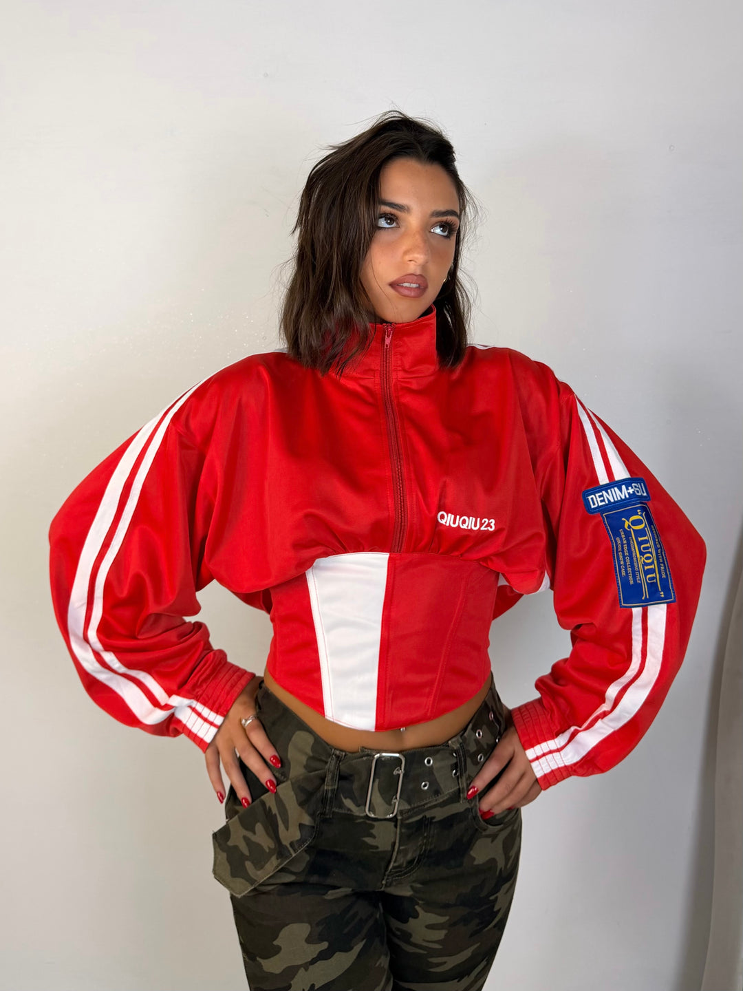 Felpa crop “Addes”