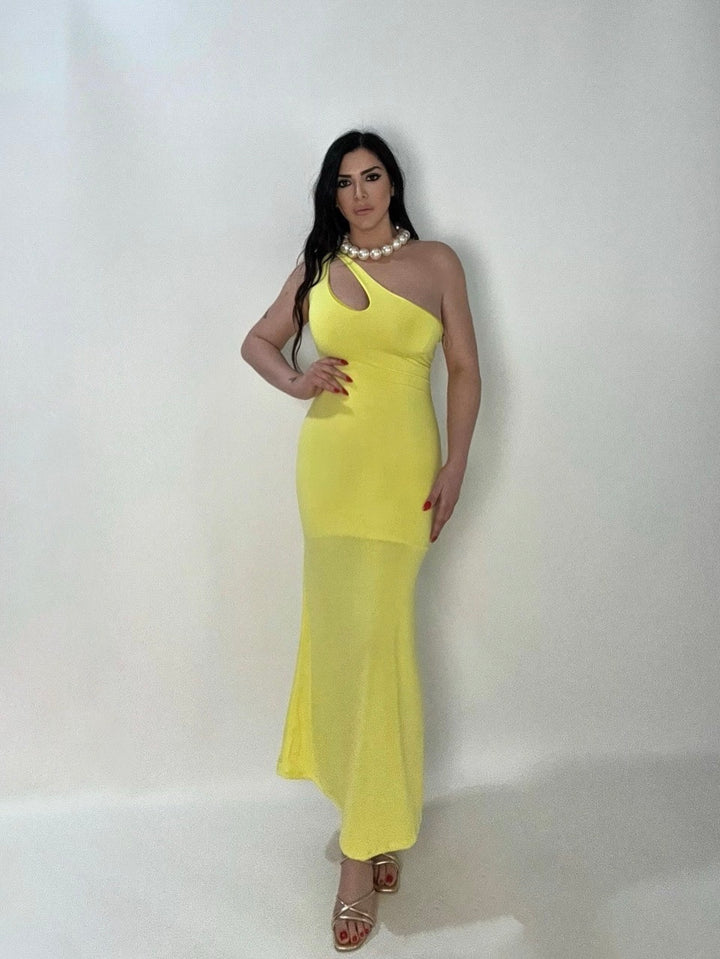 Abito lungo con cut out “Kim”