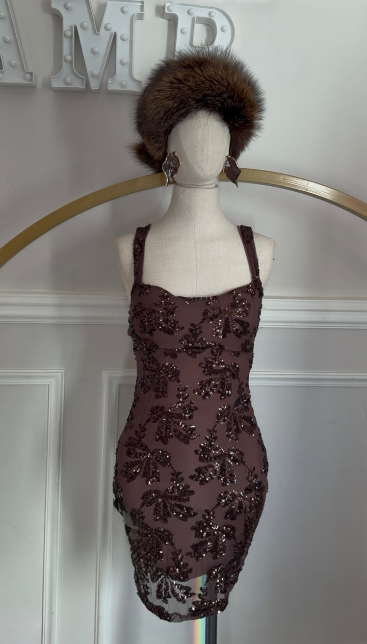 Abito con paillettes “Polly”