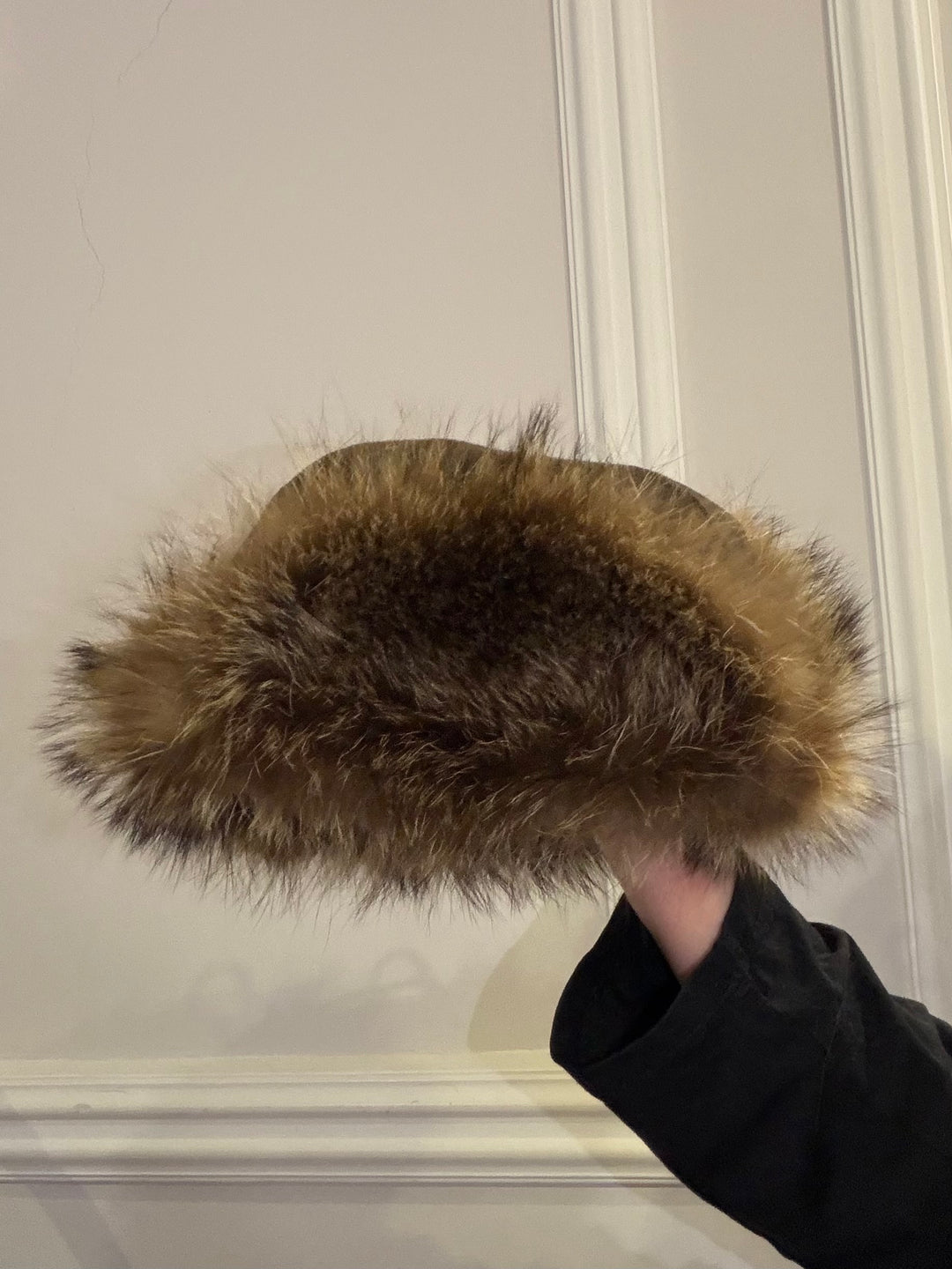 Colbacco in vera pelliccia di volpe vintage 08