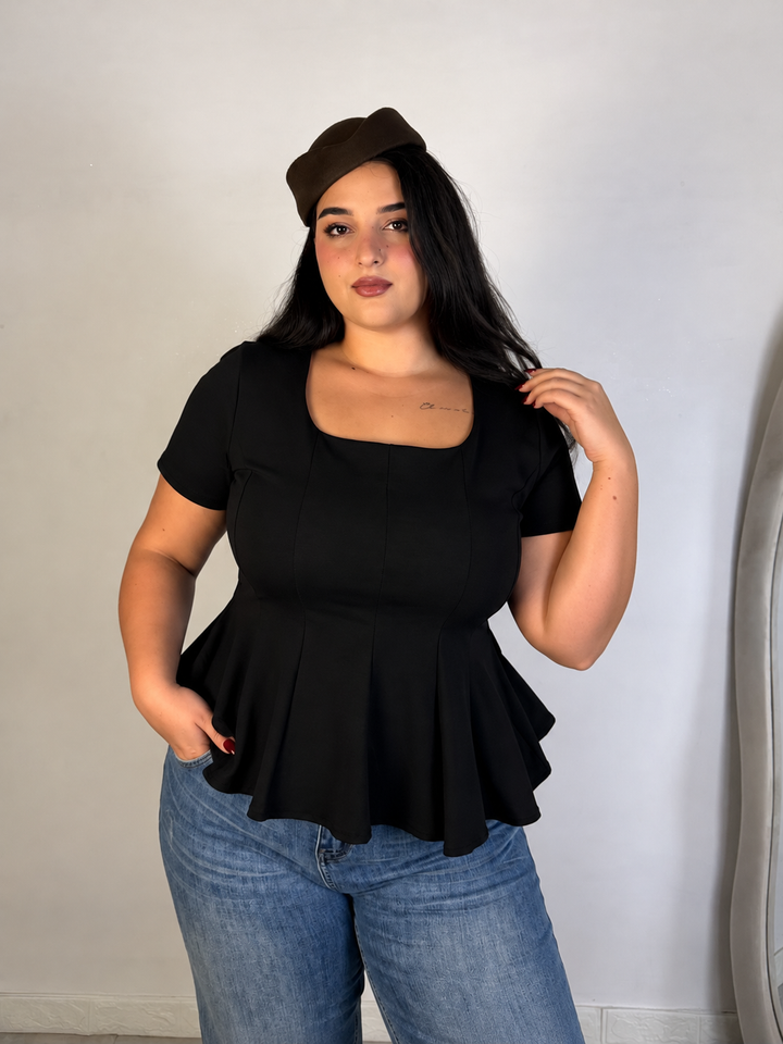 Maglia peplo “Amina”
