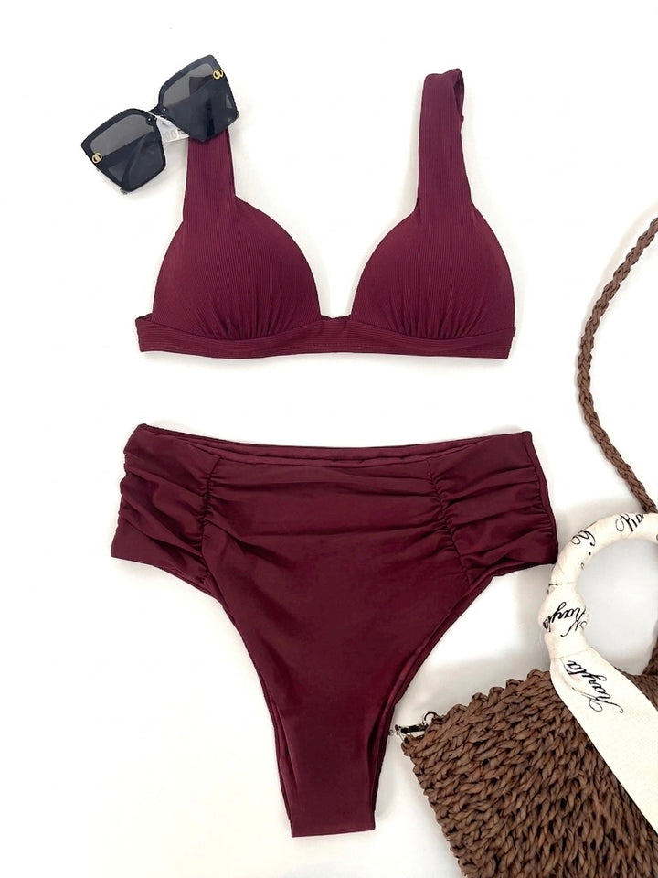 Costume due pezzi vita alta “Dune”