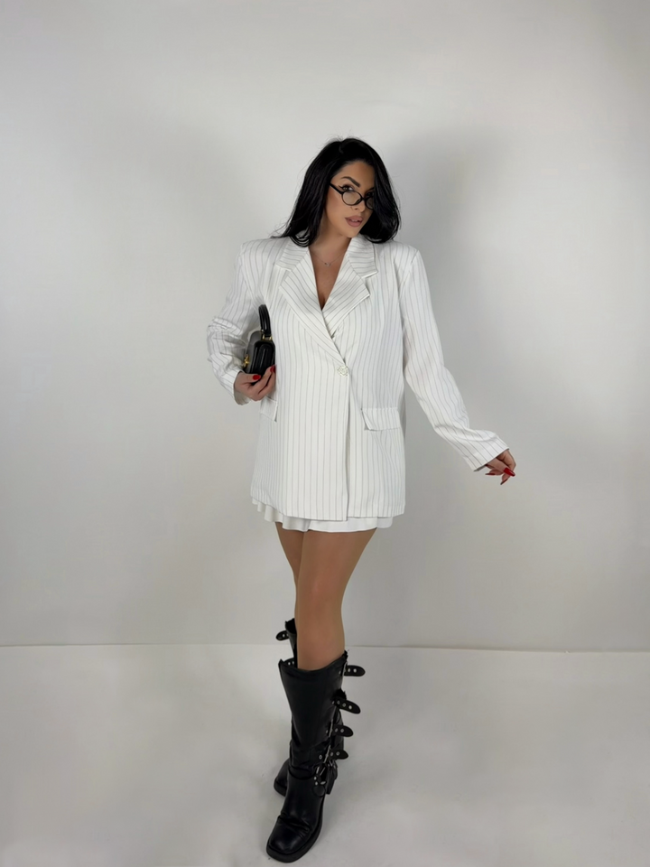 Maxi giacca a doppio petto “Celine”