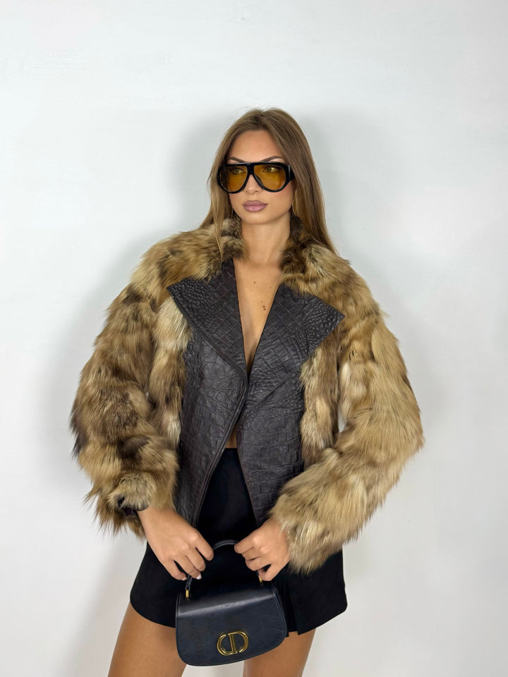 Pelliccia in coyote Vintage 48