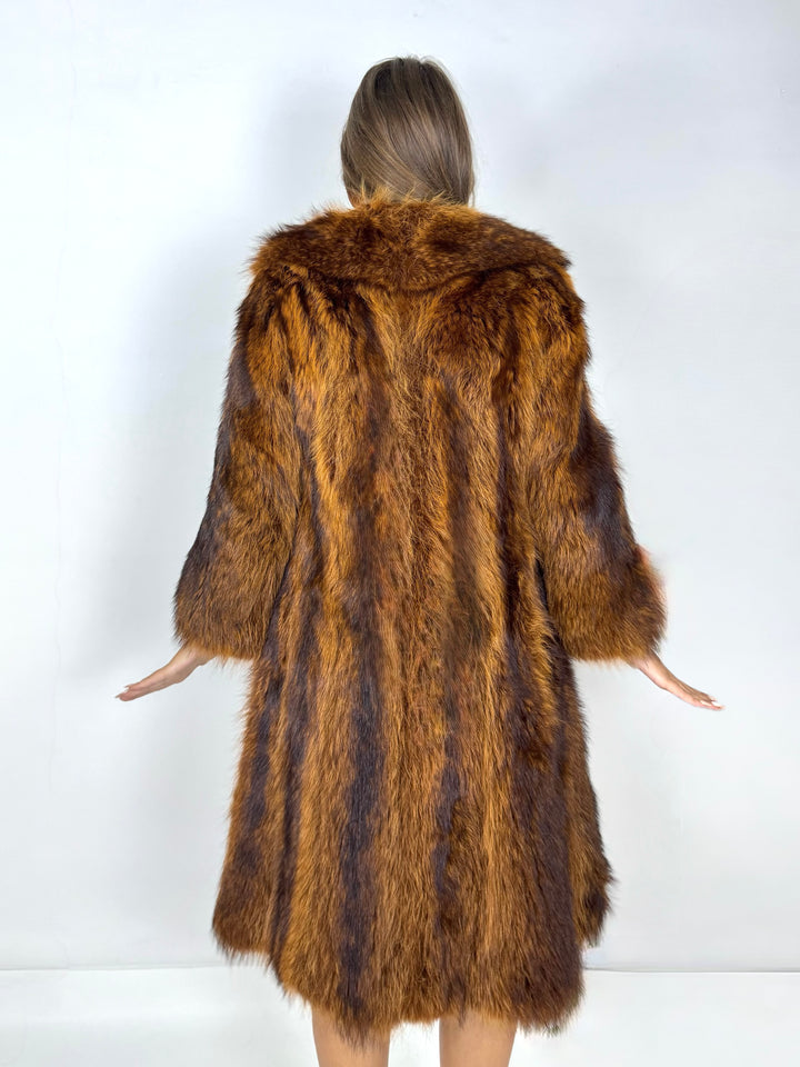 Pelliccia in marmotta Vintage 52