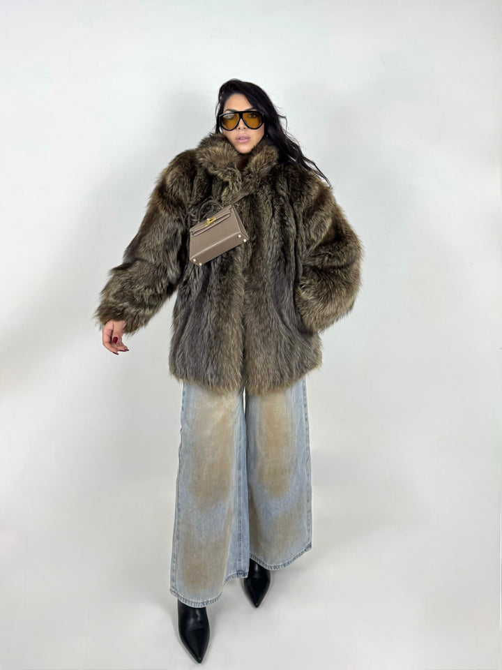 Pelliccia in marmotta Vintage 45