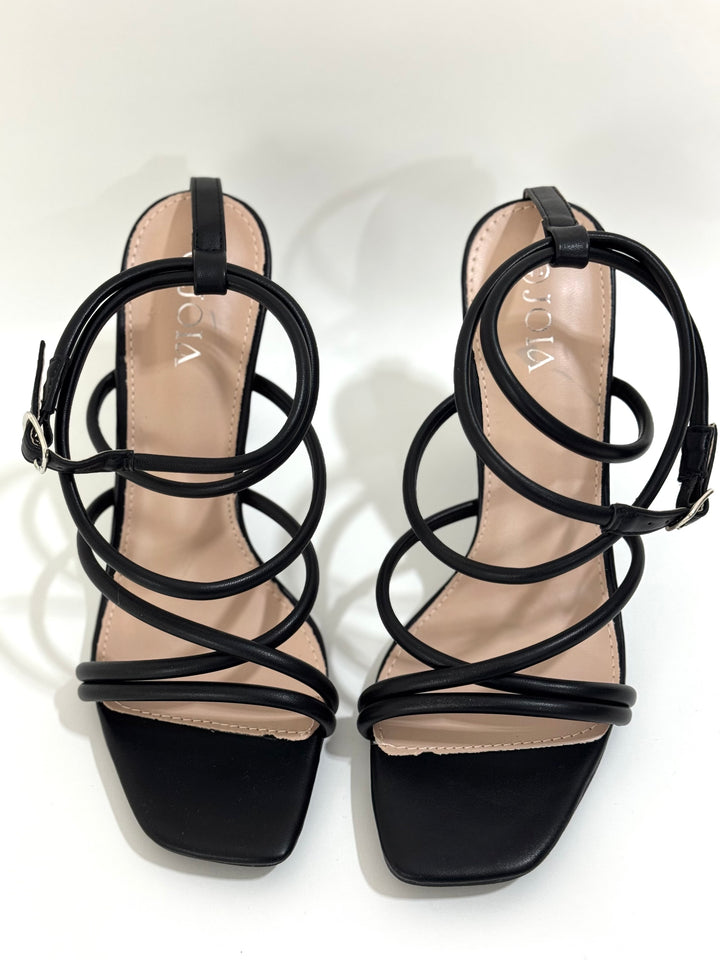 Sandali con tacco in eco pelle “Aurea”