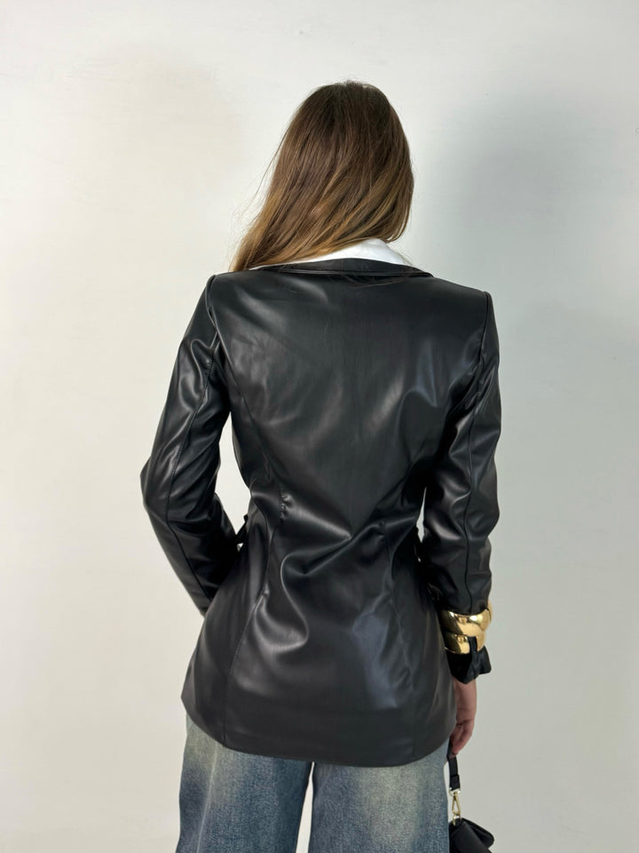 Giacca in eco pelle “City”