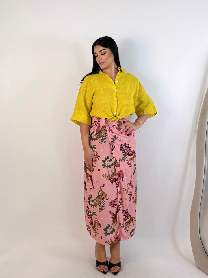 Camicia in lino “Mexico”