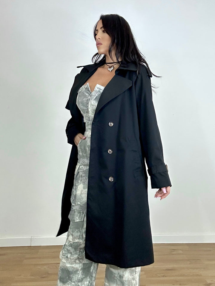 Cappotto trench doppiopetto "Keira"