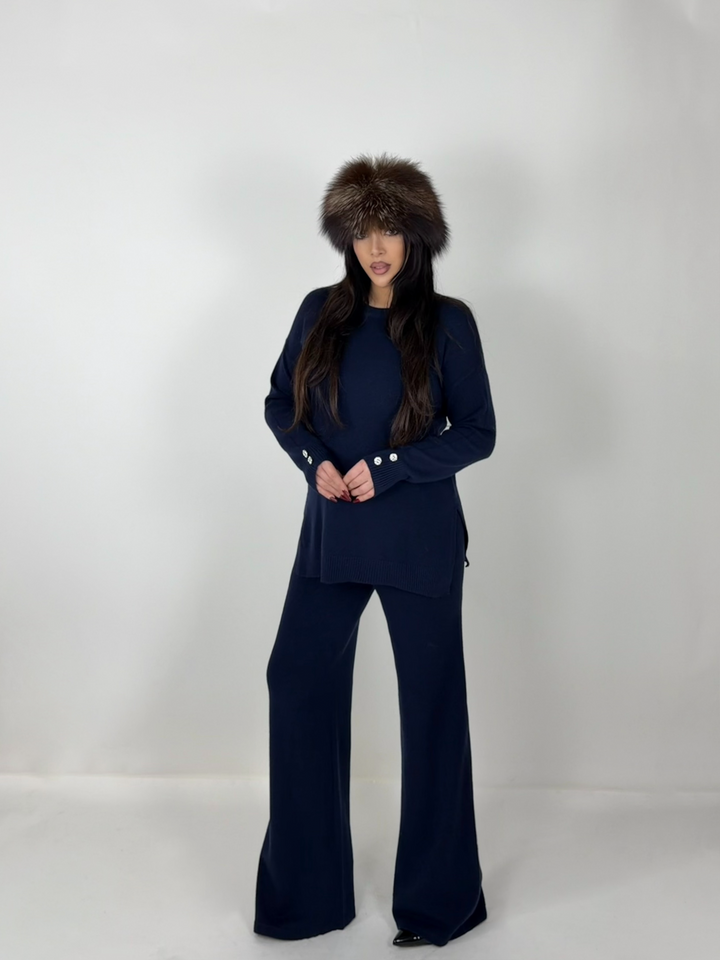 Coordinato in lana “Diamond”