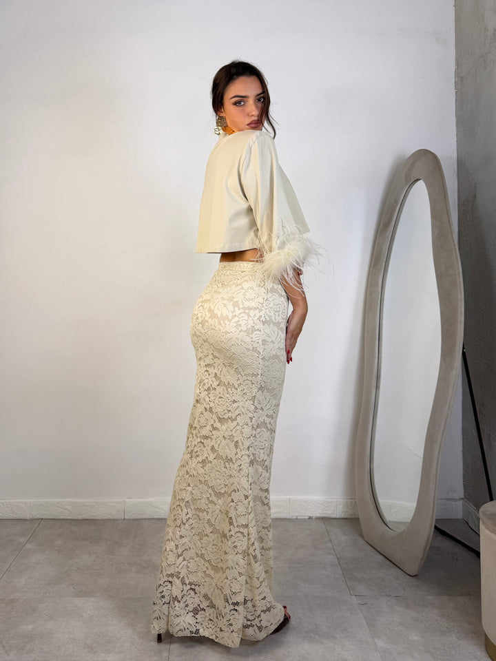 Gonna lunga in pizzo “Belle”