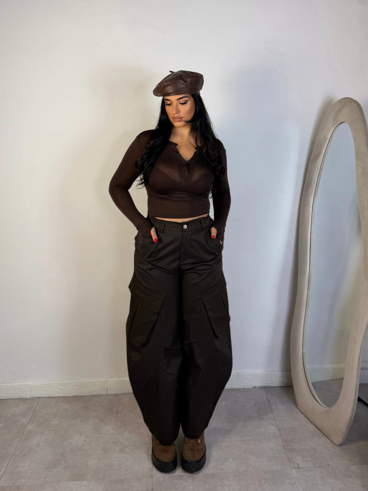Pantaloni balloon con tasche JUSTWEST