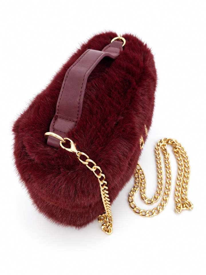 Borsa in eco pelliccia