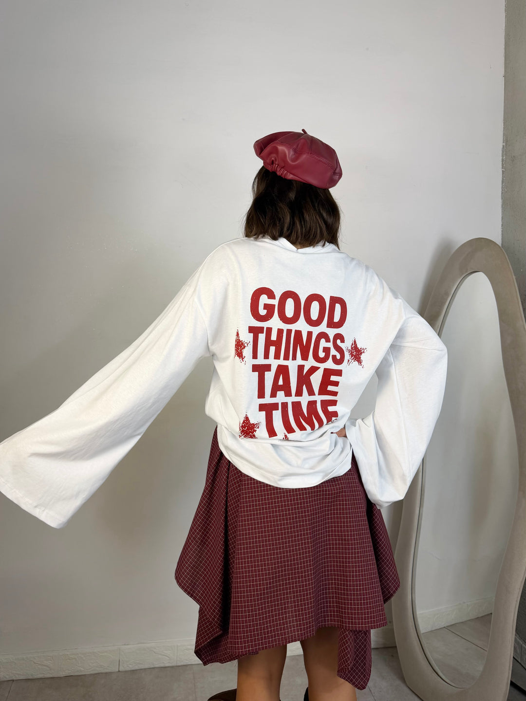 Maxi maglia “Time”