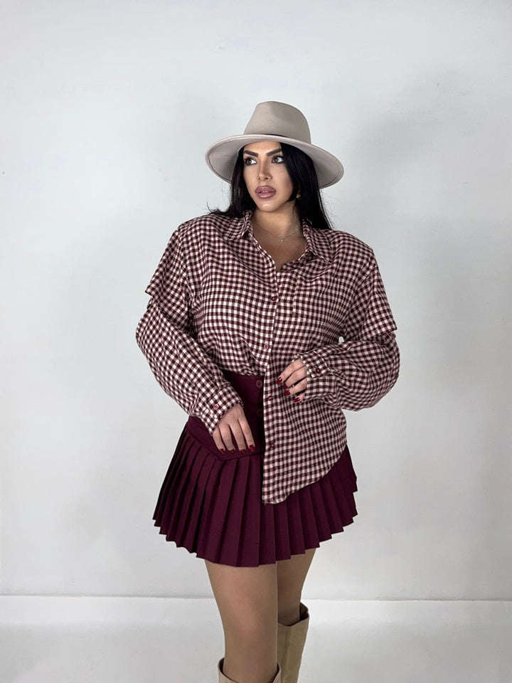 Camicia in flanella “Sienna”