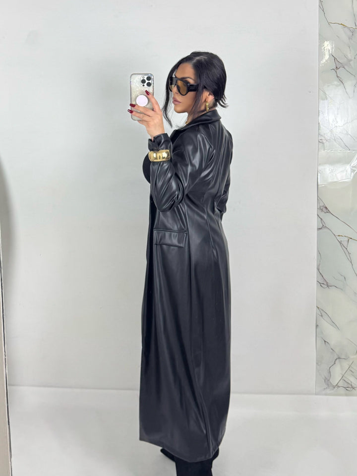 Trench in eco pelle “Ilary”