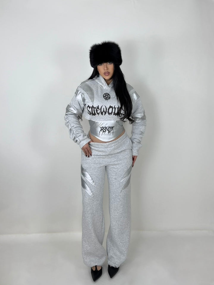 Coordinato di tuta felpato “ICE QUEEN”