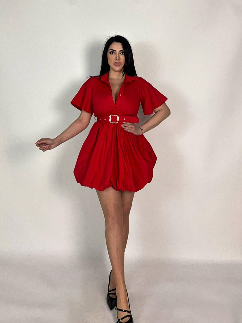 Abito con cintura “Zaira”