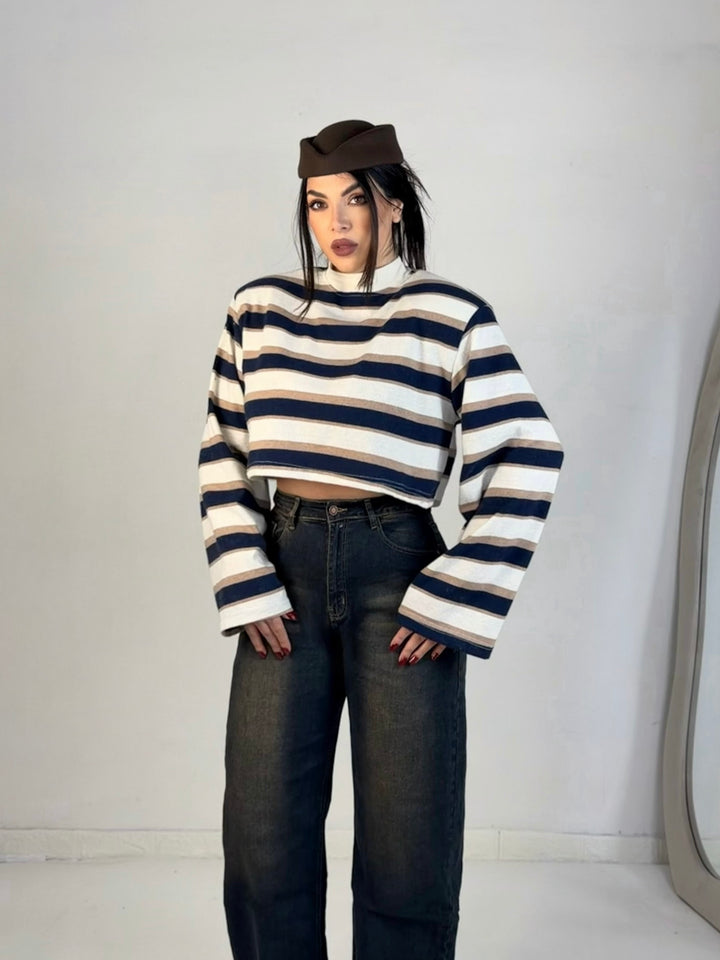Maglia long sleeve caldo cotone JUSTWEST “Dahlia”