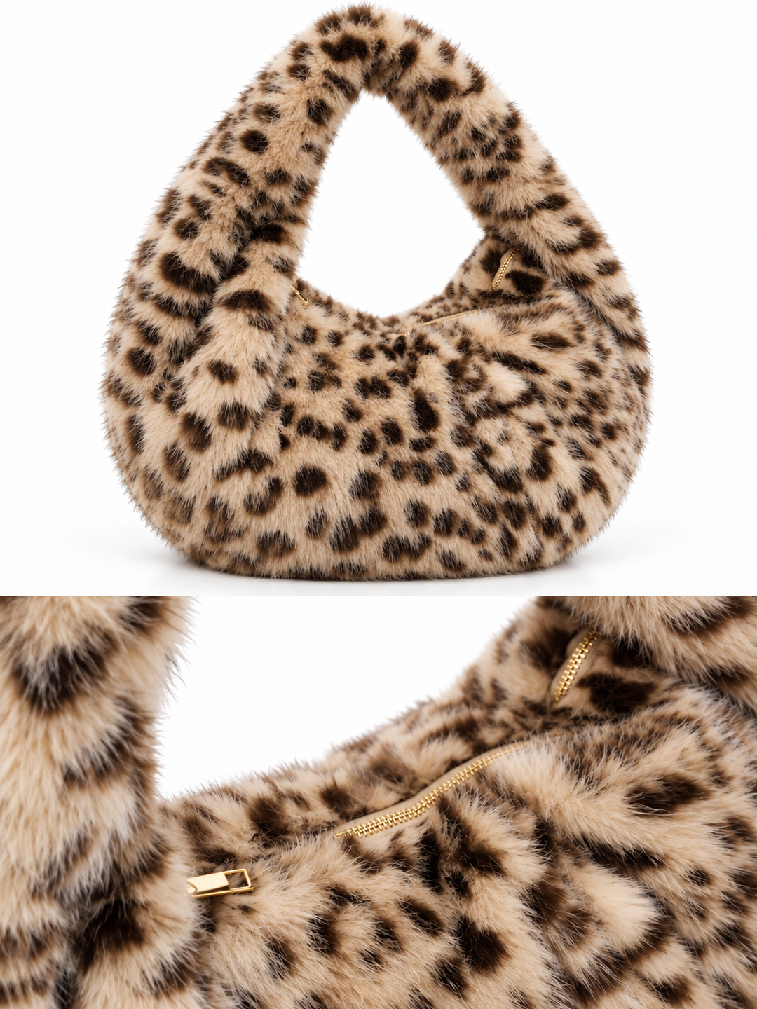 Borsa in eco pelliccia