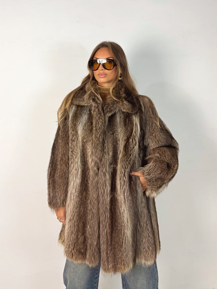 Pelliccia in marmotta Vintage 35