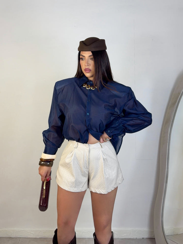Pantaloncini Justwest in eco pelle “Veneta”