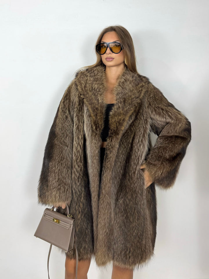 Pelliccia in marmotta Vintage 78