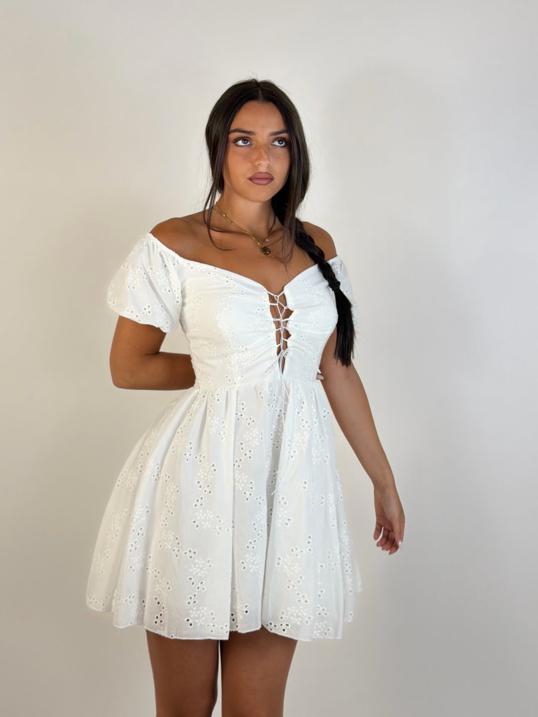 Abito in pizzo sangallo “Melissa”
