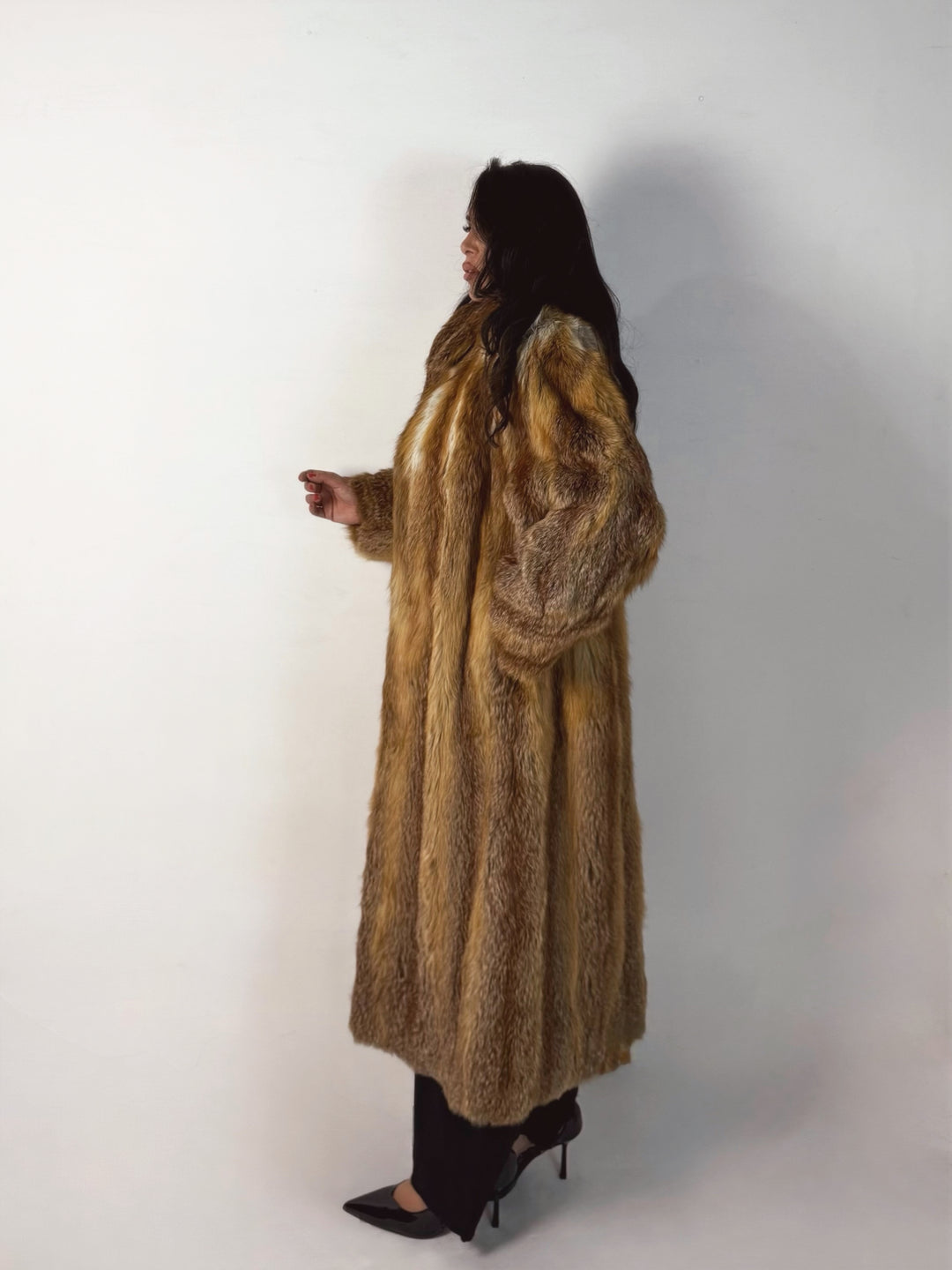 Pelliccia in marmotta Vintage 38