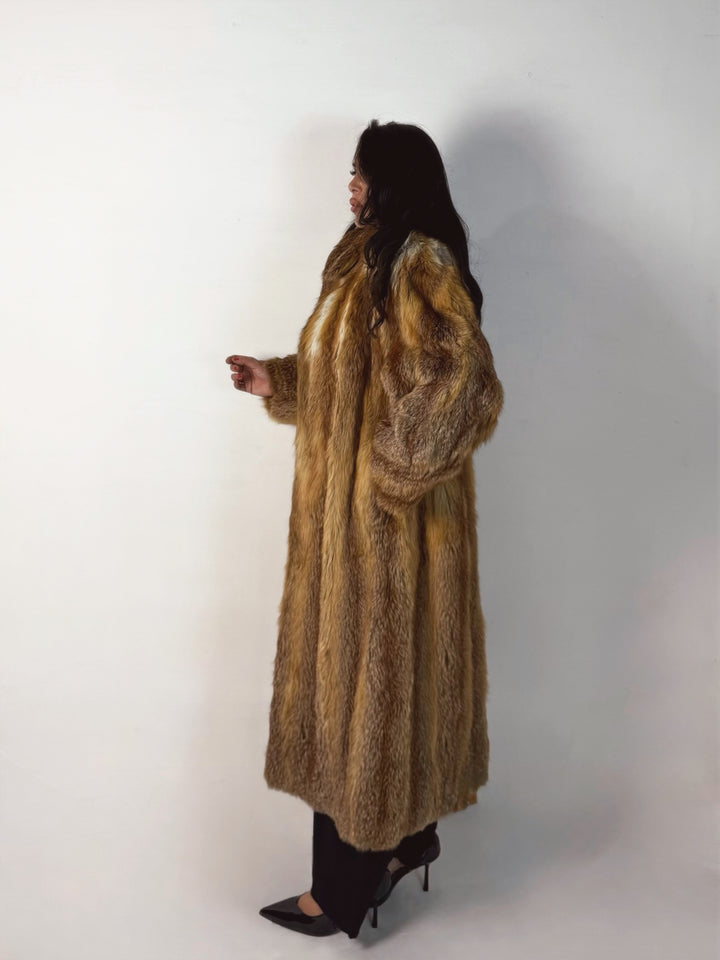 Pelliccia in marmotta Vintage 38