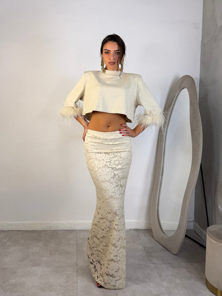 Gonna lunga in pizzo “Belle”