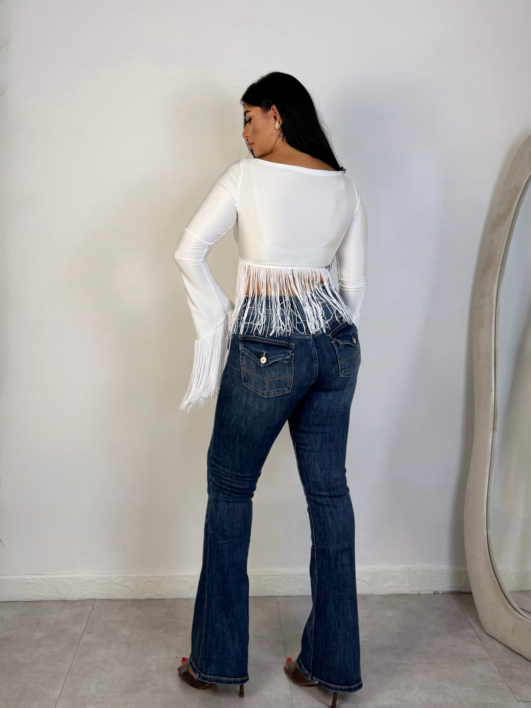 Jeans a zampa “Savannah”