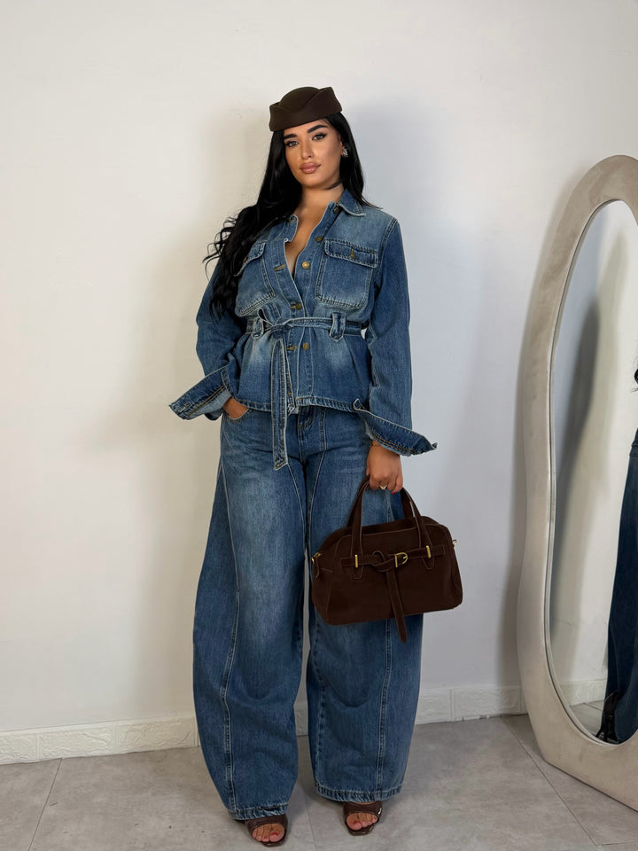 Coordinato in jeans “Brooklyn”