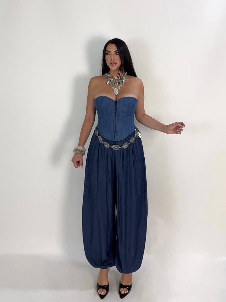 Pantaloni balloon “Denim”