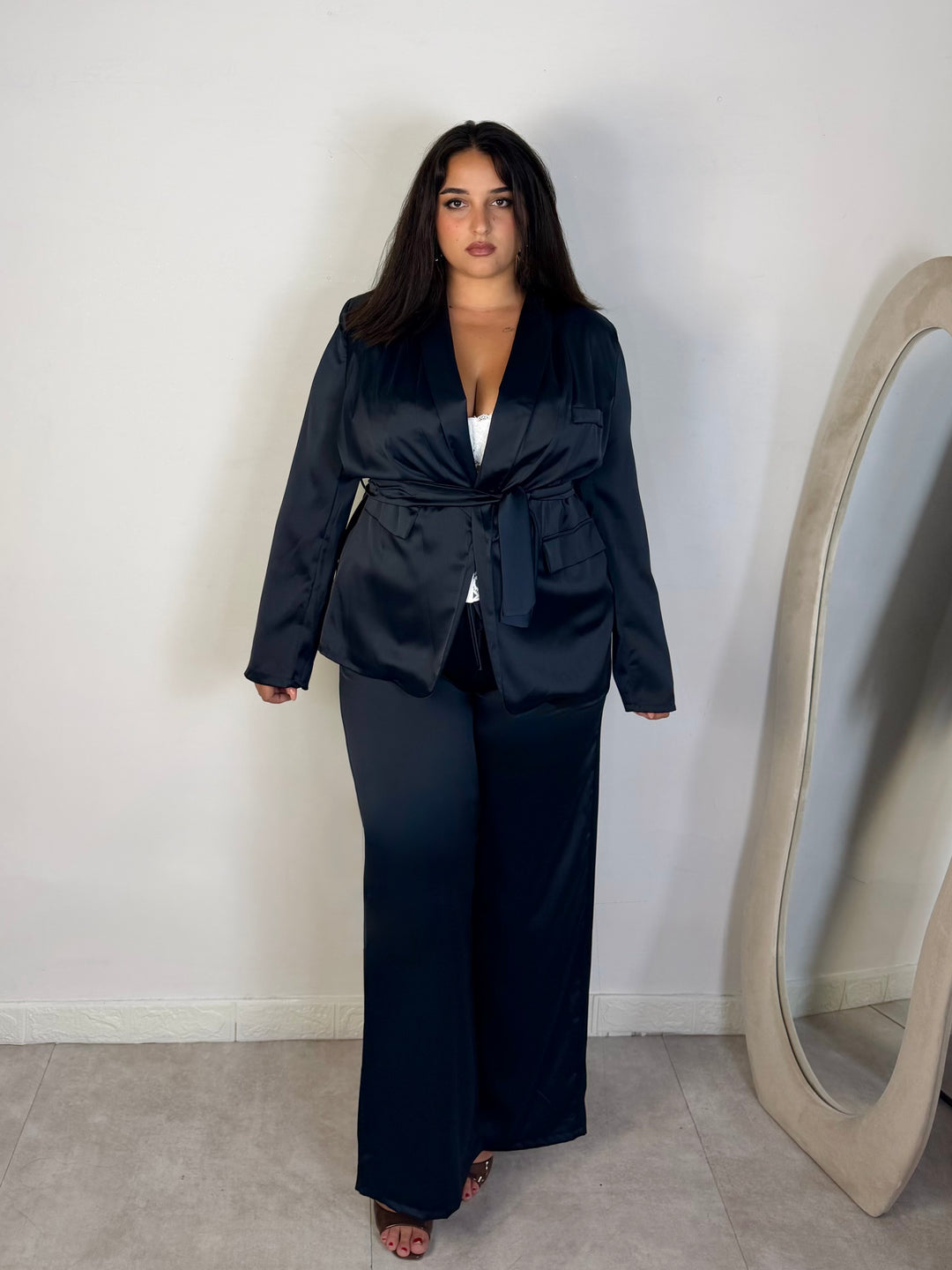 Tailleur in raso “Anastasia”
